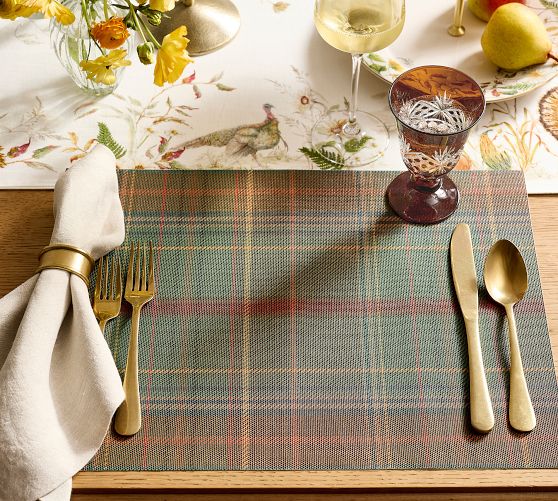 Chilewich Woodrow Plaid Placemats - Set of 4