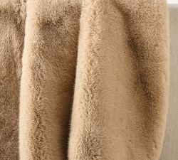 Faux Fur Mink Throw