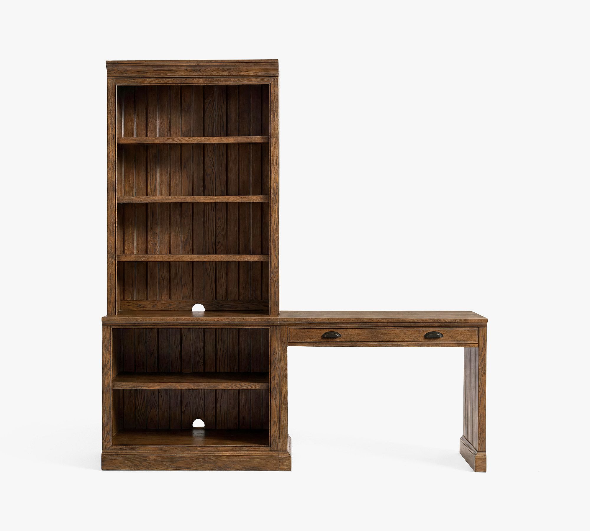 Aubrey Writing Desk with Bookcase (78") - thumbnail 4