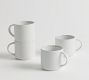 Modern Reactive Glaze Stoneware Mugs - Set of 4