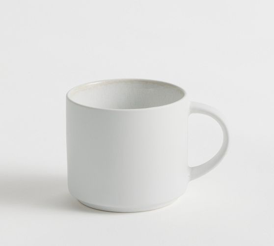 Modern Reactive Glaze Stoneware Mugs - Set of 4