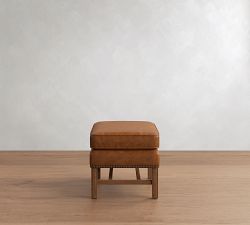 Thatcher Leather Ottoman