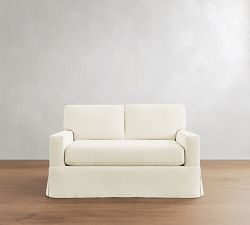 Buchanan Modern Square Arm Slipcovered Sofa (62"&ndash;90")