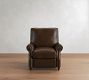 James Roll Arm Leather Recliner