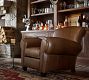 Manhattan Roll Arm Leather Chair