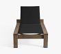 Rockport Mesh Outdoor Single Chaise with Wheels