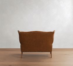 Thatcher Leather Settee (59")