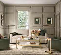 York Square Arm Sofa (60"-108")