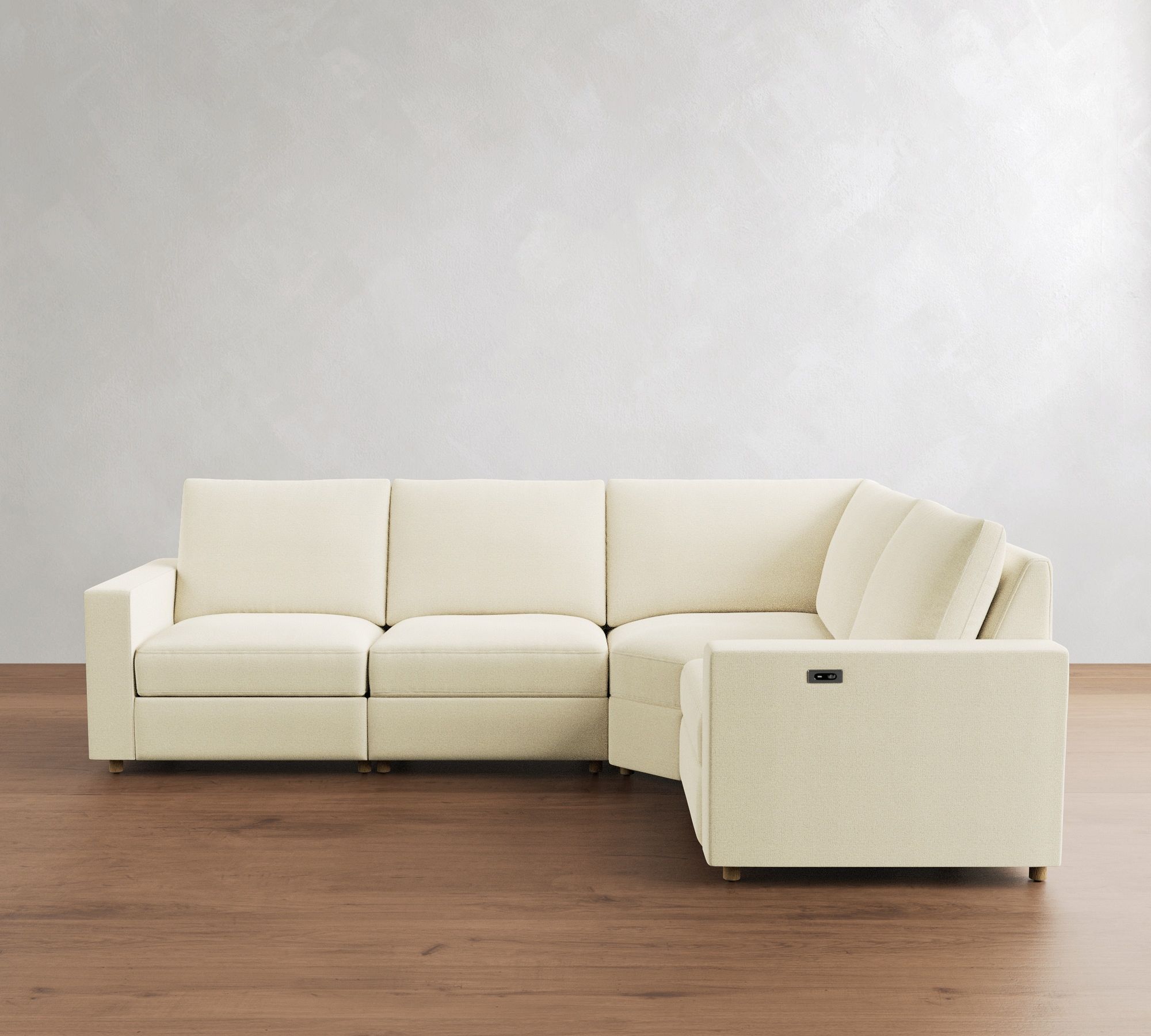 Westwood Square Arm Reversible Power Reclining Sectional (119")