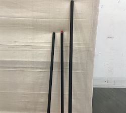 Open Box: Big Sky Curtain Rod (108"-144", 1.25" Diam) - Hammered Iron