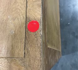 Open Box: Cayman 6-Drawer Dresser without Glass Top (52") - Heirloom Wheat