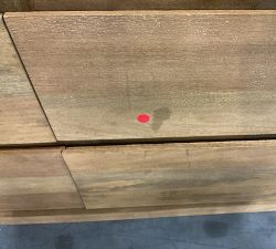 Open Box: Cayman 6-Drawer Dresser without Glass Top (52") - Heirloom Wheat