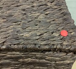 Open Box: Seagrass Handcrafted Divided Hamper - Raleigh
