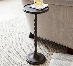 Blaine Round Metal Drink Table (10")
