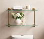 Sansome Glass Double Shelf (24")