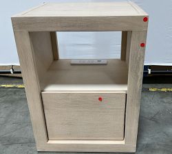 Open Box: Cayman Charging Nightstand (16") - Biscotti