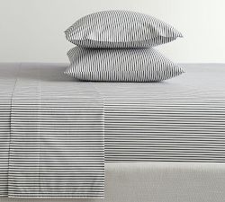 Wheaton Striped Percale Sheet Set