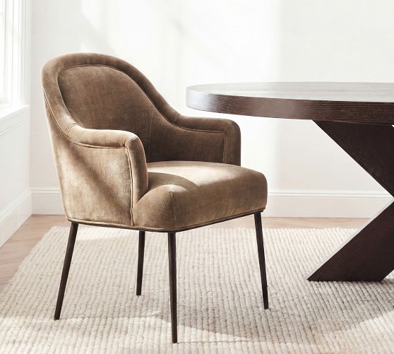Edith Upholstered Dining Armchair by Pottery Barn
