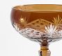 Antique Cut Coupe Glasses - Set of 4