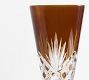 Antique Cut Glass Champagne Flutes - Set of 4