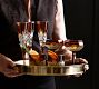 Antique Cut Glass Champagne Flutes - Set of 4