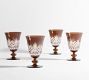 Antique Cut Glass Goblets - Set of 4
