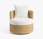 Kostas Wicker Petite Swivel Outdoor Papasan