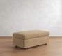 Sierra Leather Sectional Ottoman