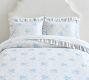 LoveShackFancy Belgian Flax Linen Rose Duvet Cover