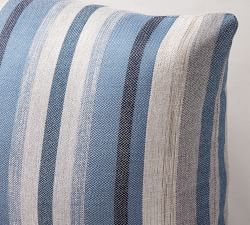 Sunbrella® Joel Striped Outdoor Lumbar Pillow