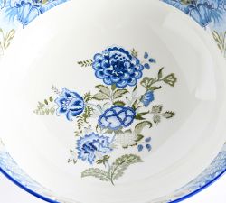Kravet Jardin Stoneware Footed Serving Bowl