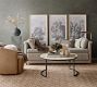 Delaney Round Calacatta Marble Nesting Coffee Tables (25"-38")