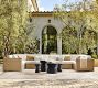 Huntington Wicker Square Arm 8-Piece  U-Shaped Outdoor Sectional (100")