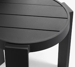 Malibu Metal Stackable Outdoor Side Stool, Set of 2 (18")