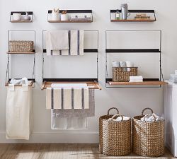 Trenton Laundry Bag Holder and Shelf