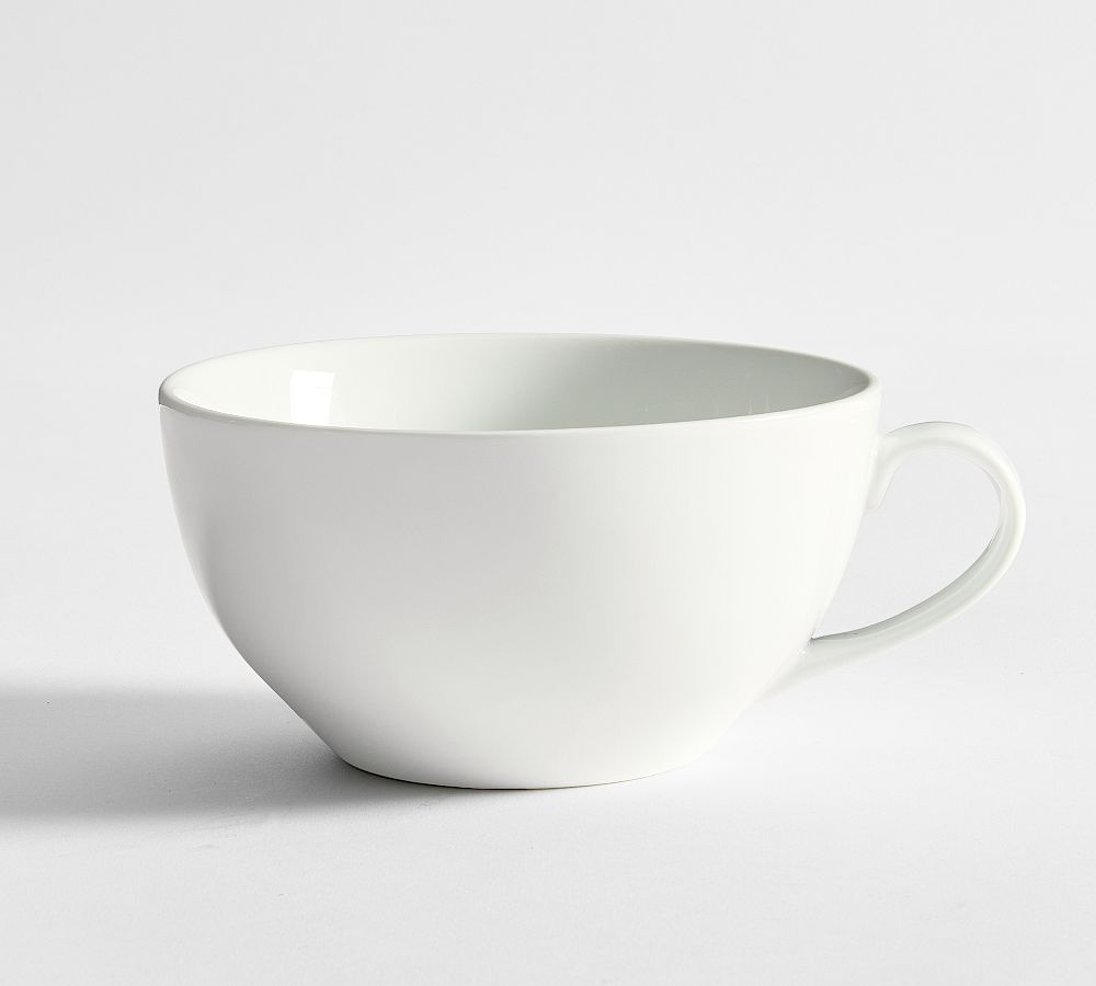 Caterer's Box Porcelain Cappuccino Mugs - Set of 6 by Pottery Barn