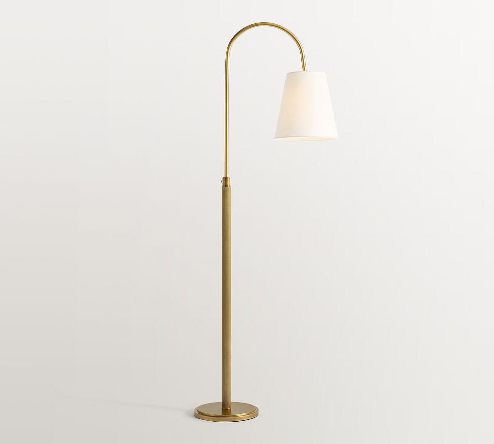 Chambers Metal Adjustable Arc Floor Lamp (62") by Pottery Barn