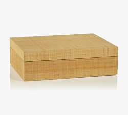 Merlin Grasscloth Decorative Box