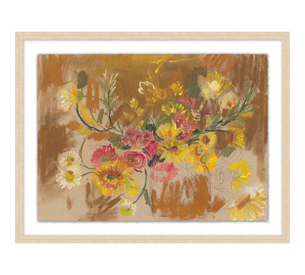 The Yellow Gift Framed Print by Lauren Herrera by Pottery Barn
