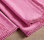 Morgan Lace Trim Organic Cotton Napkins - Set of 4