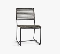 Noe Metal &amp; Rope Outdoor Dining Chair