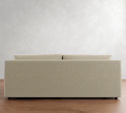 Pacifica Wide Arm Reversible Sleeper Chaise Sectional  (86")