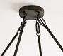 Remington Iron Round Ceiling-Mounted Chandelier (50")