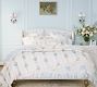 LoveShackFancy Belgian Flax Linen Rose Duvet Cover