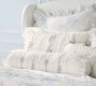LoveShackFancy Rosette Embroidered Quilted Sham