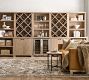 Modern Farmhouse 34" Wine Storage with Cabinet