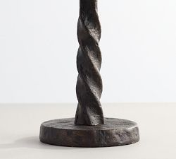 Easton Forged-Iron Candle Holder