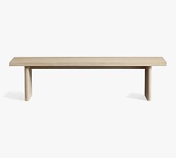 Open Box: Cayman Dining Bench (70") - Biscotti