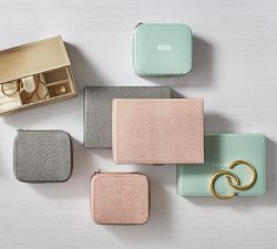 Mckenna Personalized Travel Jewelry Box - Large