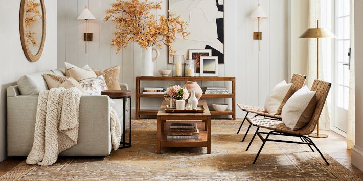 Nicasio Rectangular Coffee Table | Pottery Barn